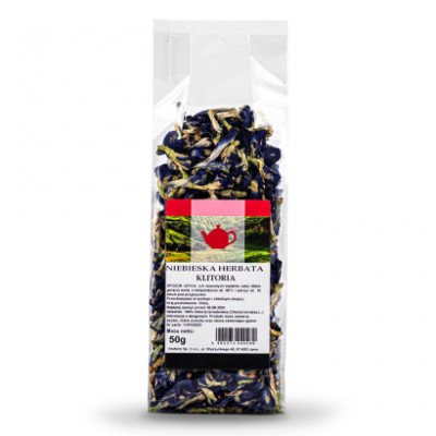 Mėlynoji arbata (clitoria ternatea), 50 g Mėlynoji arbata (clitoria ternatea), 50 g