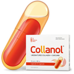 Collanol nedenatūruota kolageno molekulė sąnariams, 20 kapsulių Collanol nedenatūruota kolageno molekulė sąnariams, 20 kapsulių