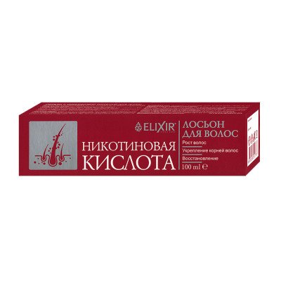 Elixir nikotino rūgštis serumas plaukams, 100 ml