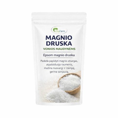 Epsom magnio vonios druska, 1 kg