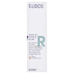 Eubos cool & clear veido raudonį mažinantis kremas spf 50, 30 ml