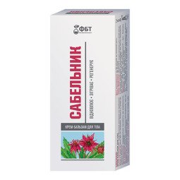 FBT Kremas-balzamas kūnui sabelnik su pelkine trindažole, 75 ml FBT Kremas-balzamas kūnui sabelnik su pelkine trindažole, 75 ml