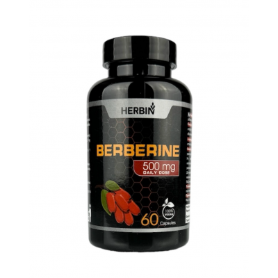 Herbin Berberinas 500 mg, 60 kapsulių
