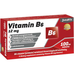 JutaVit vitaminas B6 12 mg, 100 tablečių JutaVit vitaminas B6 12 mg, 100 tablečių