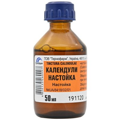 Medetkų žiedų tinktūra 1:10, 50 ml