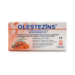Olestezinas rektalinės žvakutės su šaltalankių aliejumi, 10 vnt. Olestezinas rektalinės žvakutės su šaltalankių aliejumi, 10 vnt.