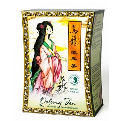 Žolelių arbata Oolong anti-adipose, lieknėjimui ir organizmo valymui, 20 pakelių