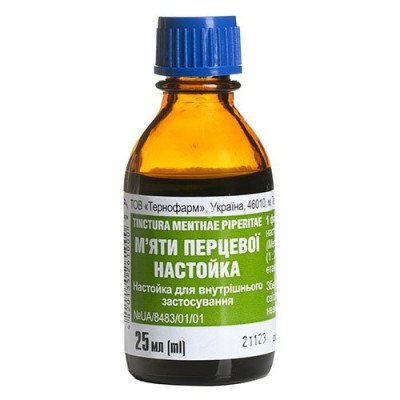 Ternofarm Pipirmėtės tinktūra, 25 ml