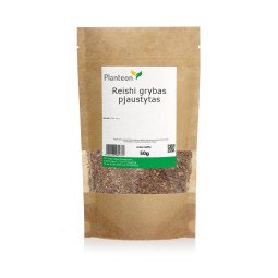 Reishi grybas Tikriniai blizgučiai, smulkintas, džiovintas, 50 g Reishi grybas Tikriniai blizgučiai, smulkintas, džiovintas, 50 g