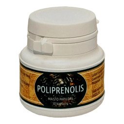 Poliprenolis D3 + A, E, antioksidantas, 50 kapsulių Poliprenolis D3 + A, E, antioksidantas, 50 kapsulių