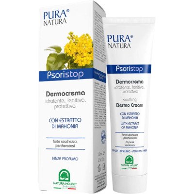 Psoristop kremas jautriai ir psoriazės pažeistai odai, 75 ml – Natura House Psoristop kremas jautriai ir psoriazės pažeistai odai, 75 ml – Natura House