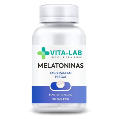 Melatoninas 2 mg (miegui), 90 tablečių