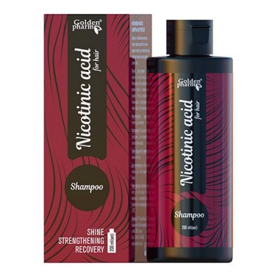 Šampūnas plaukams Nikotino rūgštis, 200 ml