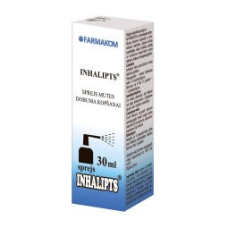 Inhalipt, burnos gleivinės purškalas, 30 ml Inhalipt, burnos gleivinės purškalas, 30 ml
