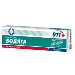 911 kosmetinis gelis kūnui badiaga, 100 ml 911 kosmetinis gelis kūnui badiaga, 100 ml