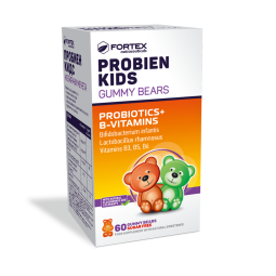 Gerosios bakterijos vaikams (probiotikai) + B3 + B5 + B6, 60 guminukų Gerosios bakterijos vaikams (probiotikai) + B3 + B5 + B6, 60 guminukų