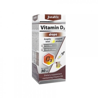 JutaVit vitaminas D lašiukai vaikams 400 TV, 30 ml