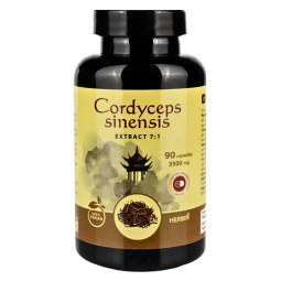 Kininio kordicepso ekstraktas 3500 mg, 90 kapsulių Kininio kordicepso ekstraktas 3500 mg, 90 kapsulių