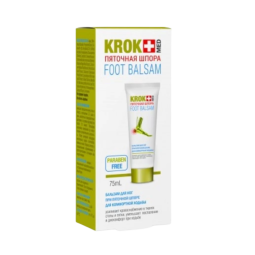 „Krok-med Piatočnaja Špora“ balzamas kulnams, 75 ml „Krok-med Piatočnaja Špora“ balzamas kulnams, 75 ml