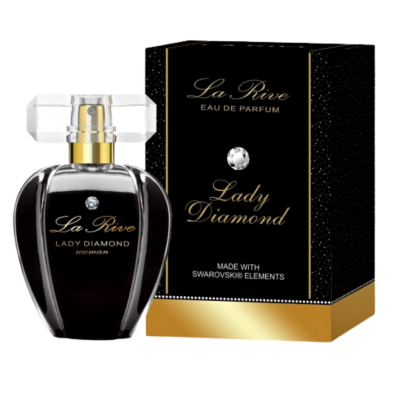Parfumuotas vanduo moterims La Rive „Lady Diamond“ su Swarovski® elementais, 75 ml