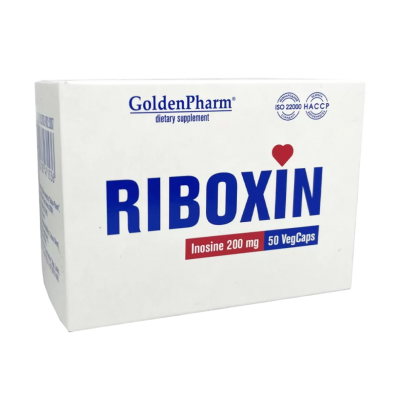 Riboksinas 200 mg „Golden Pharm“, 50 kapsulių