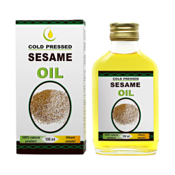 Sezamų sėklų šalto spaudimo, nerafinuotas aliejus, 100 ml