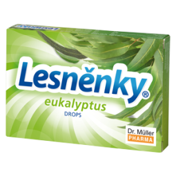 Dr. Muller ledinukai su eukaliptų et. aliejumi, mentoliu, medumi ir vit. C, 9 pastilės Dr. Muller ledinukai su eukaliptų et. aliejumi, mentoliu, medumi ir vit. C, 9 pastilės
