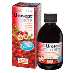 Dr. Muller urosept forte be cukraus, 245 ml