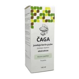 Čaga juodojo beržo grybo (įžulniojo skylenio) ekstraktas, 140 ml