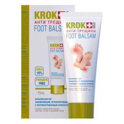 „Krok anti treščini“ Balzamas-gelis kojoms nuo įtrūkimų, 75 ml