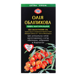 Šaltalankių aliejus 100% Extra Virgin, 100 ml