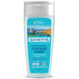 Šampūnas su Baikalo žydruoju moliu ir sidabro jonais, 270 ml