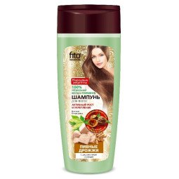 Šampūnas alaus mielės su apynių spurgais aktyvus augimas ir stiprinimas, 270 ml