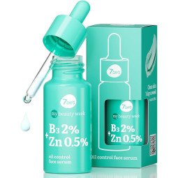 7 days odą reguliuojantis veido serumas bei riebalų išsiskyrimą b3 2% + zn 0,5% , 20 ml 7 days odą reguliuojantis veido serumas bei riebalų išsiskyrimą b3 2% + zn 0,5% , 20 ml