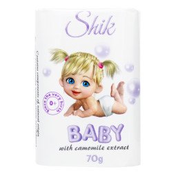 Shik kūdikių tualetinis muilas su ramunėlių ekstraktu, 70 g Shik kūdikių tualetinis muilas su ramunėlių ekstraktu, 70 g