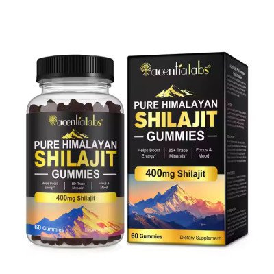 Himalajų šiladžito guminukai energijai padidinti vyrams ir moterims, praturtinti daugiau nei 85 mikroelementais, 100 % natūralūs, 60 vnt Himalajų šiladžito guminukai energijai padidinti vyrams ir moterims, praturtinti daugiau nei 85 mikroelementais, 100 % natūralūs, 60 vnt