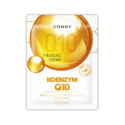 Conny anti-age lakštinė veido kaukė su kofermentu q10, 23 g Conny anti-age lakštinė veido kaukė su kofermentu q10, 23 g