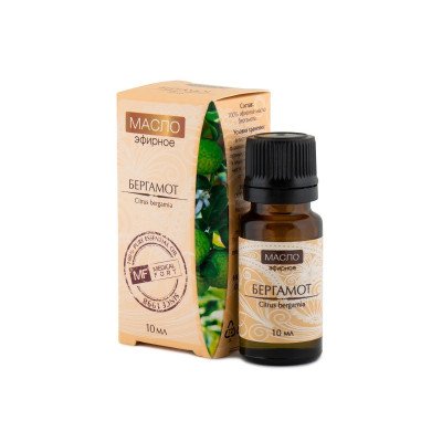 Medicalfort bergamočių eterinis aliejus, 10ml Medicalfort bergamočių eterinis aliejus, 10ml