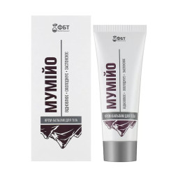 FBT kremas-balzamas kūnui mumijo, 75 ml FBT kremas-balzamas kūnui mumijo, 75 ml