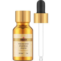 Rose gold veido odos serumas sattva, 15 ml Rose gold veido odos serumas sattva, 15 ml