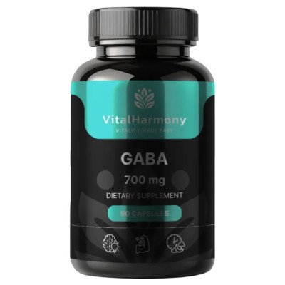Vitalharmony gaba 700 mg, 90 kapsulių