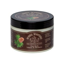 Herbal traditions kaukė plaukams su kedru, suteikianti apimti ir tvirtumo plaukams, 300 ml