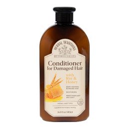 Herbal traditions kondicionierius plaukams su rugiais ir medumi, pažeistiems plaukams, 500 ml