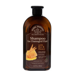 Herbal Traditions šampūnas su rugiais ir medumi, skirtas pažeistiems plaukams, 500 ml. Herbal Traditions šampūnas su rugiais ir medumi, skirtas pažeistiems plaukams, 500 ml.