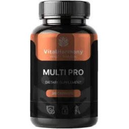 Vitalharmony multi pro aukščiausios kokybės multivitaminai, 90 kapsulių