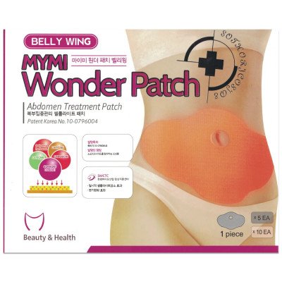 Mymi wonder pilvo pleistrai tonizuojančiam, kontūruojančiam ir stangrinančiam efektui, 5 vnt.