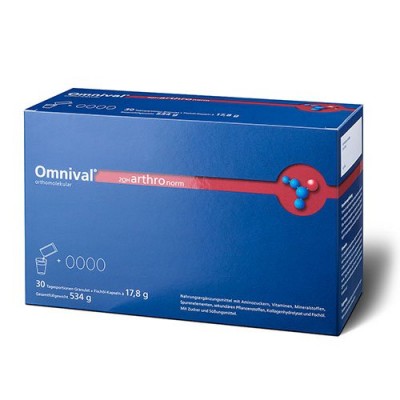 Omnival® orthomolekular 20h arthro®norma, 30 pakelių po 15 g