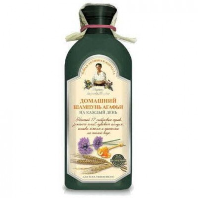 Recepty babuški agafij -  šampūnas kasdieniniam naudojimui, 350 ml