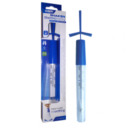 Termometras medicininis be gyvsidabrio kaigert, specialiame dėkle