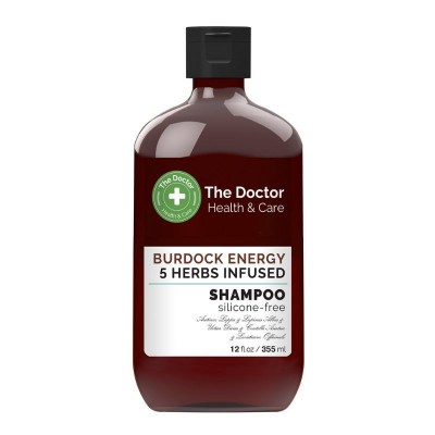 The doctor 5 žolelių šampūnas suteikiantis varnalėšų energija, 355 ml